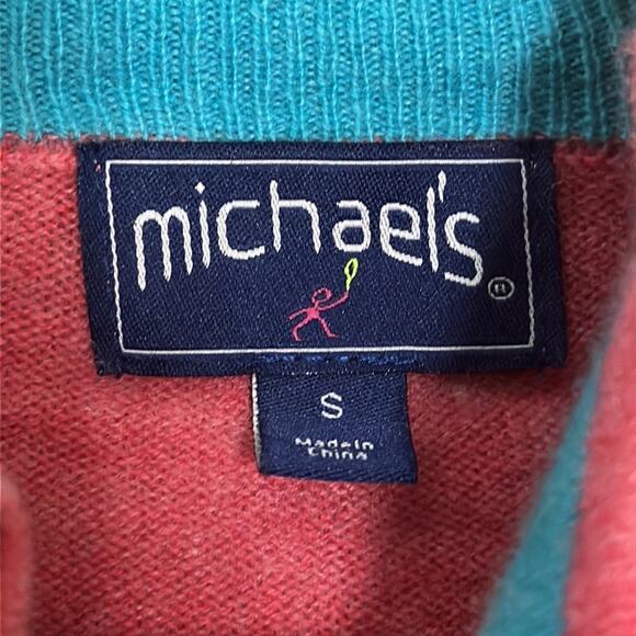 Michael’s Men’s 100% Cashmere Small Quarter Zip Sweater $295 MRRP - Picture 5 of 9